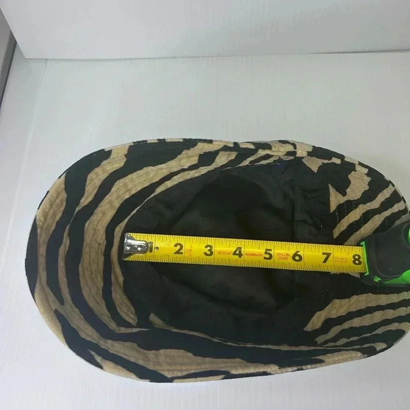 🖤”Charter Club” Velour Black & Tan Animal Print Bucket Hat🖤 - Picture 10 of 10